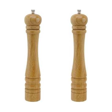 Fackelmann Molinillo de pimienta clásico madera marrón 32 cm (1/3)