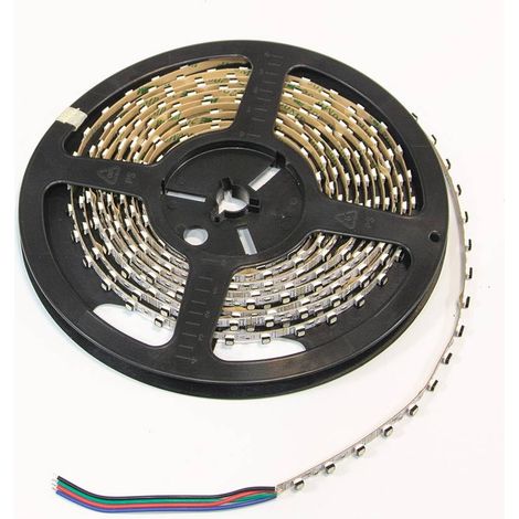 12V DC LED-Streifen 72W - 5mm - mehrfarbig RGB - IP20 - SMD3535