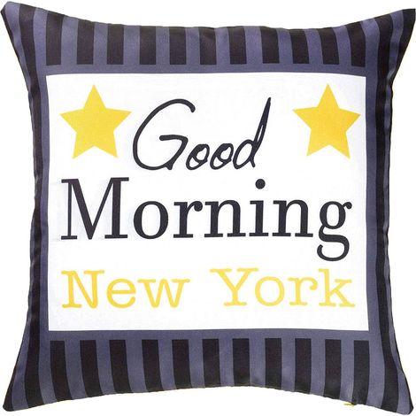 Housse de coussin imprimé MORNING, 40 x 40 cm (1/2)