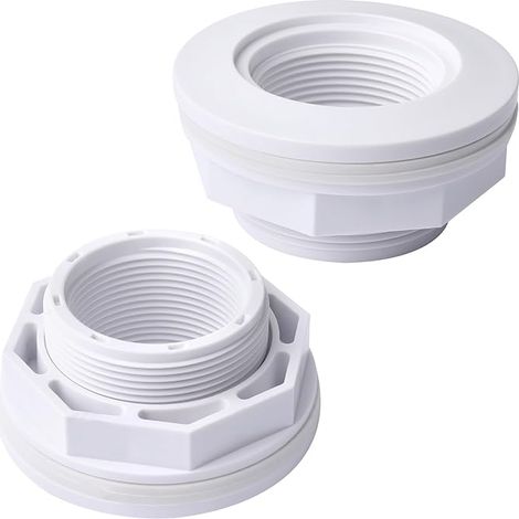 Adatto per raccordi di ingresso/ritorno FIP da 1,5" (3,8 cm) Hayward SP1023, accessori per tubi da piscina interrati, confezione da 2, stile 1 (1/5)
