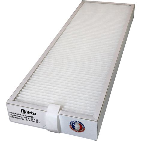 Filtre compatible VMC WS320/470 MAICO - contenu : 1 G4 (épaisseur 50 mm) (1/2)