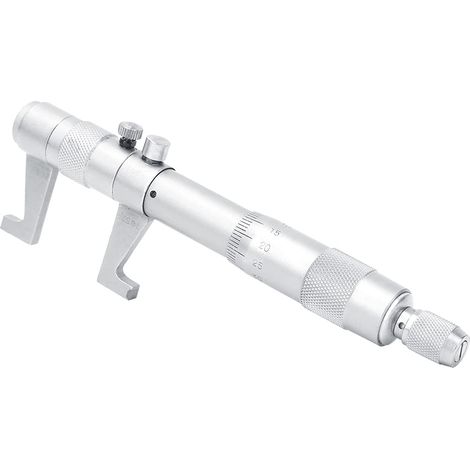 CSPARKV Metric Micrometer, 50-75mm Clear Marking Built-in Ratchet Gear Inside Micrometer for Measuring Various Internal(50-75MM)
