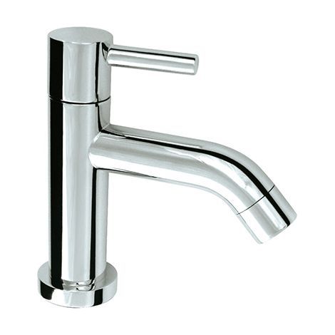 Edouard Rousseau – ILO Waschtischarmatur aus Chrom – 1/4"-Keramikkartusche – Wassersparender Luftsprudler – Höhe 141 mm – Fester Auslauf 108 mm (1/5)