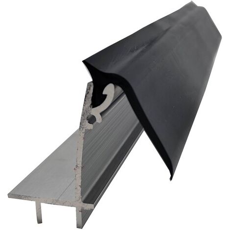 Kit de cumbrera superior de aluminio para tejados de policarbonato - 4 m