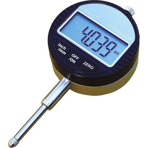 Comparateur RS PRO, Max 1 in, 25mm, précision ±0,02 mm, résolution 0,01 mm Impérial et Métrique ( Prix pour 1 )