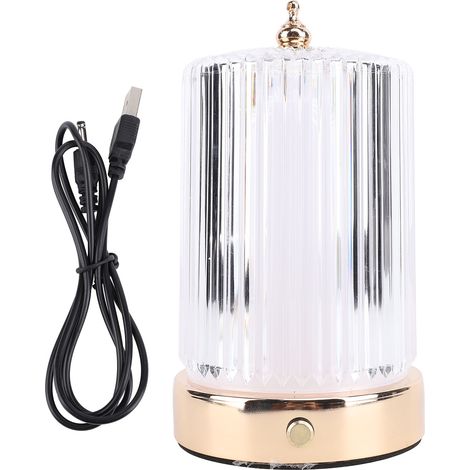 Lampe de bureau Rechargeable à intensité variable, lampes tactiles LED, décoratives, portables, de chevet, pour chambre à coucher, salle à manger, salon
