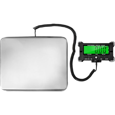 440 lb Electronic Postal Scale, Integrated 0.05 kg Precision Stainless Steel Digital Scale with Shipping Scales, Auto Off/Data Hold/Tare/Count (1/5)