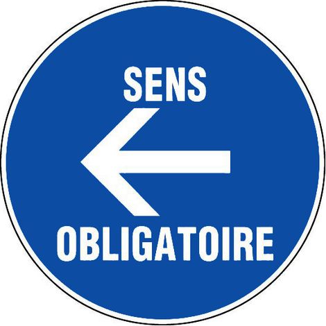 Novap – Panneau de signalisation rigide Ø300mm – Matériau polystyrène choc – Résistant aux chocs – 4060415