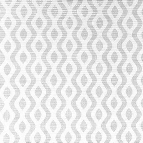 Fine Decor Geometric Waves Grey Wallpaper Metallic Silver Paste The Wall (1/4)