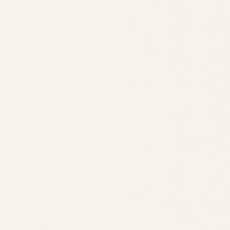 Papier peint monochrome intissé style nordique | Papier peint uni blanc pour couloir | Tapisserie moderne blanche pour déco scandinave - 10,05 x 0,53 m (1/5)