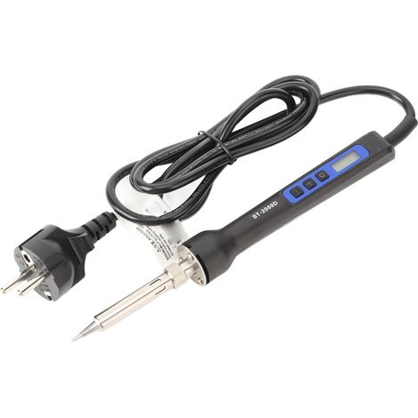 Leistungsstarker Lötkolben mit Digitalanzeige, LCD-Display, tragbar, EU-Stecker, 220–240 V, ST-2080D, 80 W (1/5)