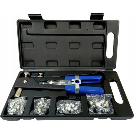 Handnietzange Silver ex10559 106 Teile Stahl Aluminium