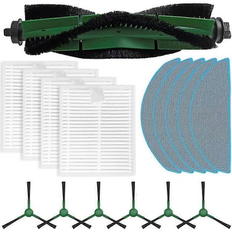 Pour IRobot Roomba 105 Combo / Essential 2 / Y0110 Y0112 / Y0140 Main Side Brosse Filtre Serpillière (1/5)