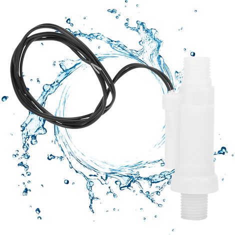 Capteur de débit d'eau en plastique PP, filetage mâle G1/4" pour purificateur d'eau DC0-110V (1/5)