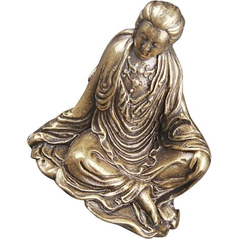 Avalokiteshvara en laiton objet de décoration de table