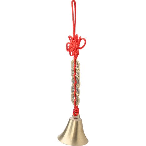 Clochette en laiton décorative suspendue, carillon éolien unique et raffiné pour la maison, le jardin ou la voiture. Cadeau idéal.