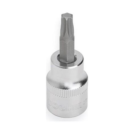 Clé à douille 3/8 avec S2 Torx 1/4 pointe T27 523-T27