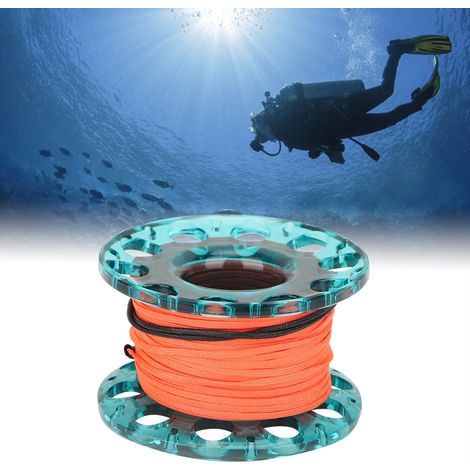 Bobine de plongée 30 mètres, résistante à l'eau salée, pour équipement de plongée (4 coloris) (1/4)