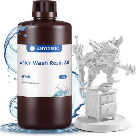 Anycubic Lavabile in acqua 2.0 Bianco 1 kg (1/5)