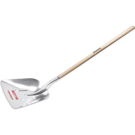 Pelle en aluminium à manche en bois 390x315mm  DOGHER 871-020