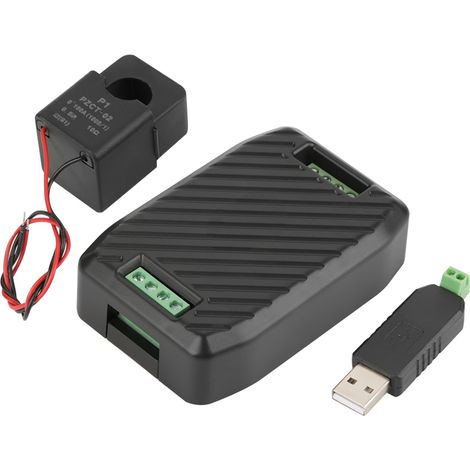 Messgerät für Spannung, Strom, Leistungsfaktor, Frequenz und Energie (1Zähler, 1offener Ct-Typ, 1USB 485-Schnittstelle) (1/5)