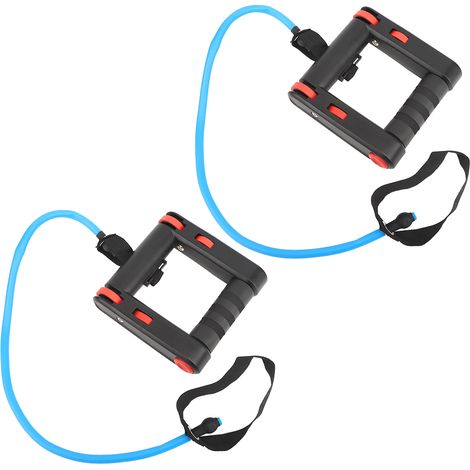 Appareil de fitness multifonction à rouleau pour abdominaux, pompes, renforcement musculaire intégré, antidérapant, avec sangle de traction (1/5)