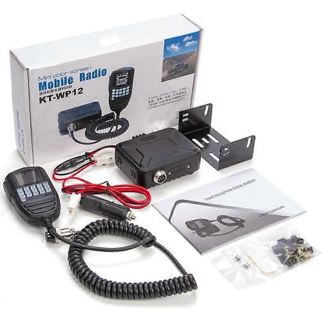 25 W pour l'émetteur-récepteur radioamateur mobile QYT KT-WP12 Mini, 200 canaux, longue portée VHF/UHF (1/5)