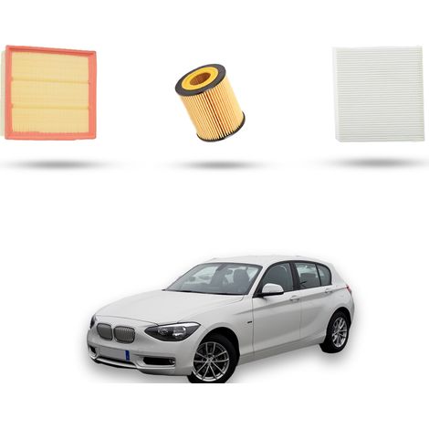 Kit Tagliando 3 filtri compatibile con Bmw serie 1 (F20,F21) 135i  240kw dal 2015 (1/5)