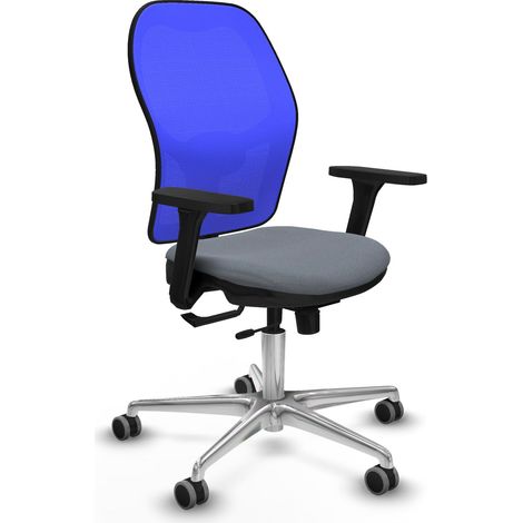 Sedia ufficio piqueras y crespo Jorquera blu schiuma alta densità (1/2)