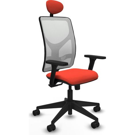 Chaise de bureau piqueras y crespo Motilla blanc support lombaire (1/2)