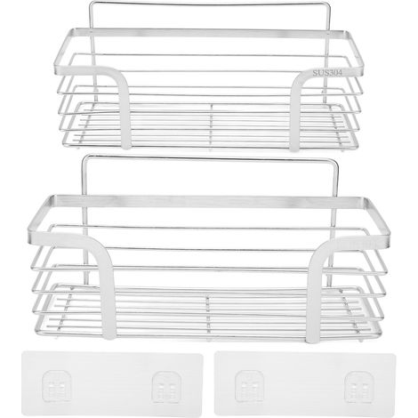 Étagère de Douche d'Angle Murale, Rangement pour Salle de Bain et Cuisine (1/5)