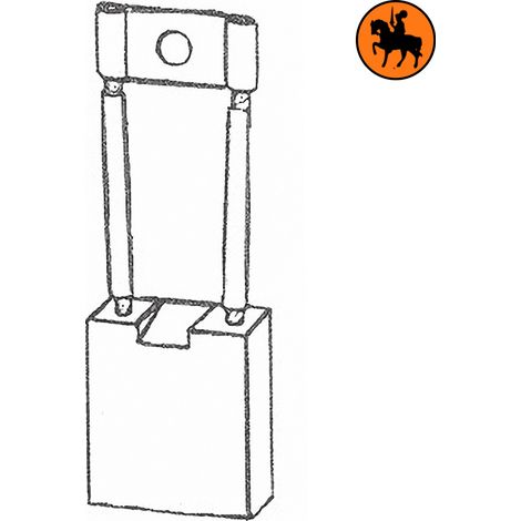 Ensemble de 4 balais de charbon STILL 5430787 11,11x25,4x30mm