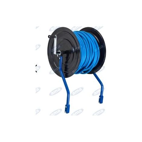 Schlauchaufroller für Schubkarre 90Lt mit 50mt 8x13mm Sprühschlauch 79193