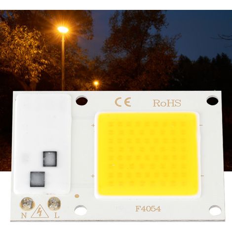 Source lumineuse COB haute tension 220 V, perles LED haute puissance, 20 W 220 V blanc chaud. (1/5)