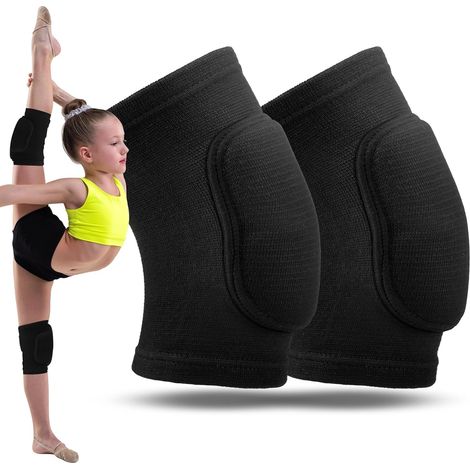 1 paio di ginocchiere, ginocchiere per bambini, schiuma imbottita antiscivolo pallavolo danza corsa pattinaggio basket sport uomo donna ginocchiere (taglia S) (1/5)
