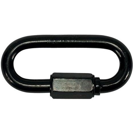 Mousqueton à visser zingué noir 4,0mm (Par 100) (1/2)