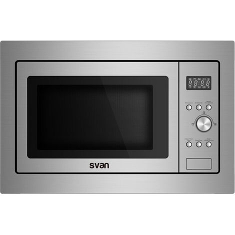 Microondas Integrable SVAN SMWI2701DGX 700W, 1000W, 20L, Inox