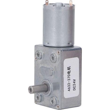 Moteur à engrenages DC 24V 375RPM, modèle 4632-370, motoréducteur électrique pour applications industrielles. (1/5)