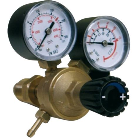 RIDUTTORE DI PRESSIONE ANIDRIDE CARBONICA CO2 ARGON MISCELA MIG TIG ATT. MASCHIO