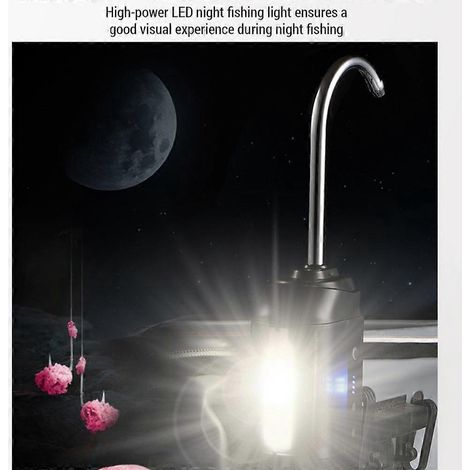 Induktions-Intelligente Sauerstoffpumpe, Outdoor-Angelwassersammler, Fluoreszierender Wassersammler mit B