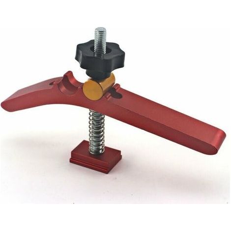 Serre-Joints à Vis Serre-Joint à une Main Alliage aluminium à Pince de Maintien à Rainure en T Ensemble de Pince à rail en T Outils de Travail du Bois (1/5)