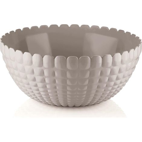 récipient en plastique recyclé, bol XL - gris taupe, Ø 30 x h13 cm  5000 cc - 213830158 (1/5)