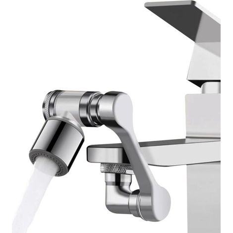 Mousseur Robinet Multi-angle Rotatif Économiseur d’Eau Extension Filtre Embout Robinet Aérateur avec Cartouche Filtrante (1/5)