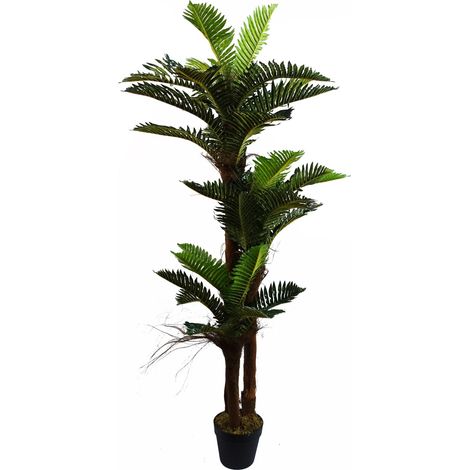 150cm Artificial Large Palm Tree with Natural Trunk