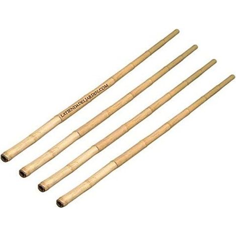 4 Stück Pfähle für Anbautisch, Bambusstäbe – Bambusstäbe, Stützen für Pflanzen, Gemüse, Tomaten, Bambusstäbe