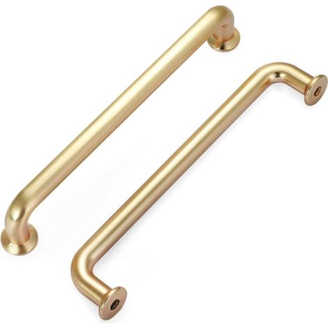 10 STK Modern Möbelgriffe 128mm Schrankgriffe Griffe für Küchenschränke Schubladengriff mit Schrauben Türgriffe Möbel Gold