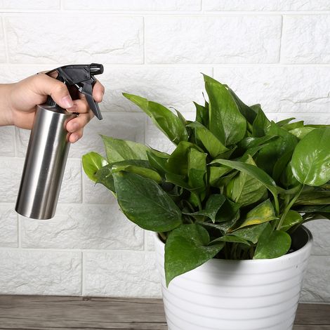 Multifunktionale Gießkanne aus Edelstahl 304, Druckgießkanne für Pflanzen, 350 ml (1/3)