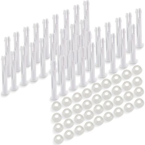 Kit de joints en caoutchouc et de goupilles de joint 25018 - Kit de joints de goupilles de piscine de 2,75" de long pour piscines rondes à cadre métallique Intex de 13' à 24', paquet de 36 (1/5)
