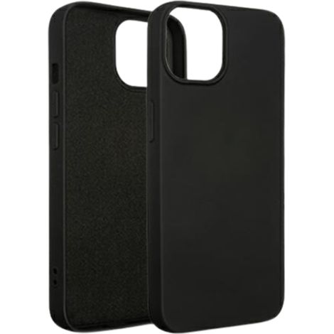 Funda de silicona Beline para iPhone 14 Plus 6.7 negra/negra