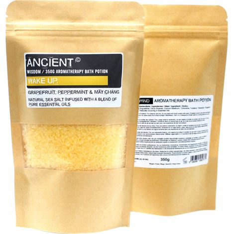 Potion de Bain Aromathérapie en Sachet Kraft 350g - Réveil- Vendu par 1 (1/2)